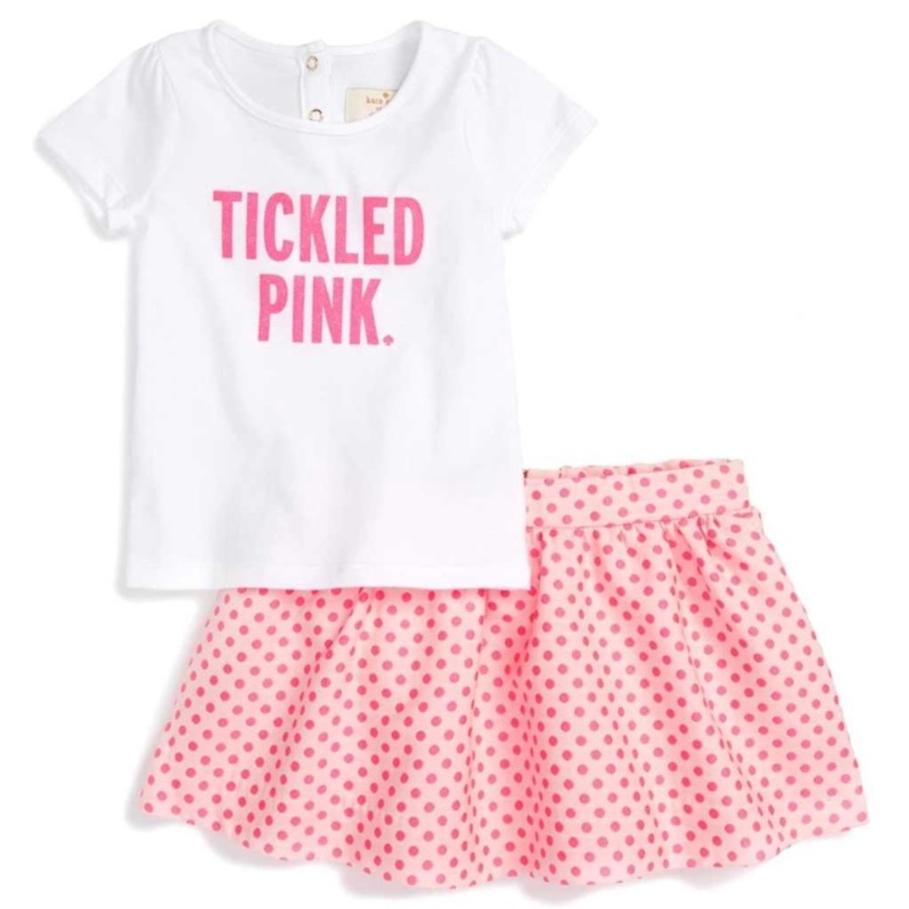 NWT Kate Spade Tickled Pink Outfit 18 Months